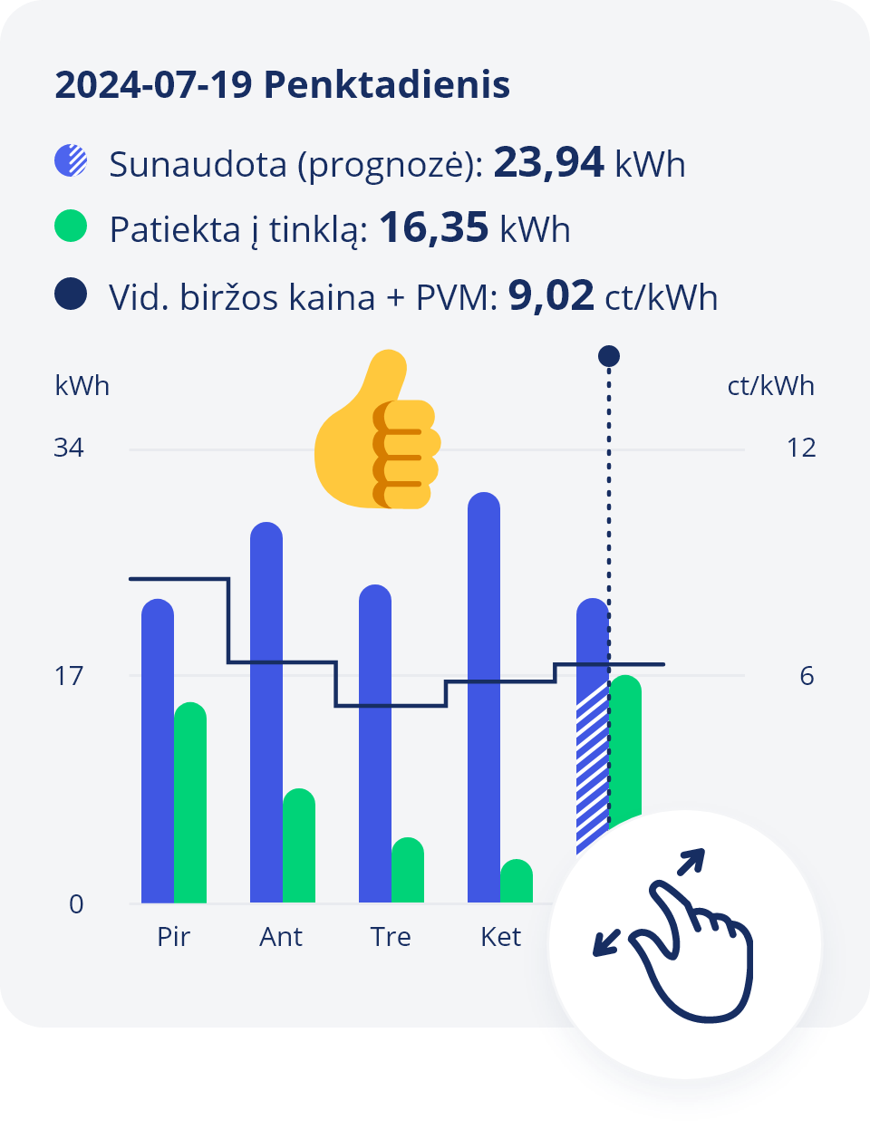 Elektros duomenų grafikas