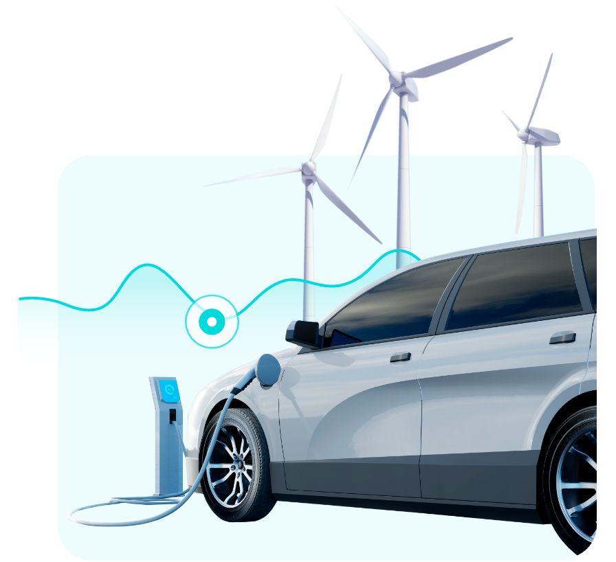 EV charching from renewable energy sources