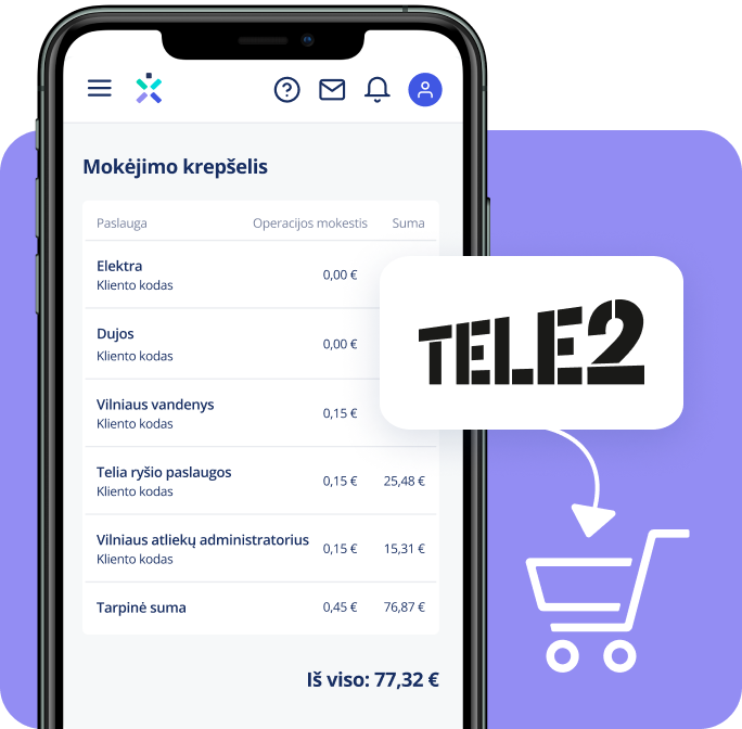 Tele2 sąskaita