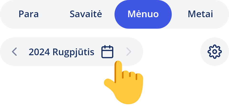 Pasirinkti datą