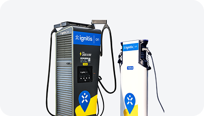 Ignitis ON EV įkrovimo stotelės