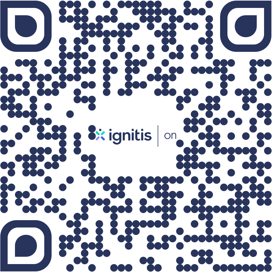 Ignitis ON app QR kodas
