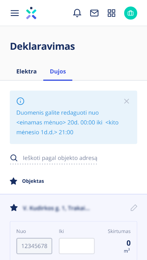 Verslo savitarnos ekrano nuotrauka