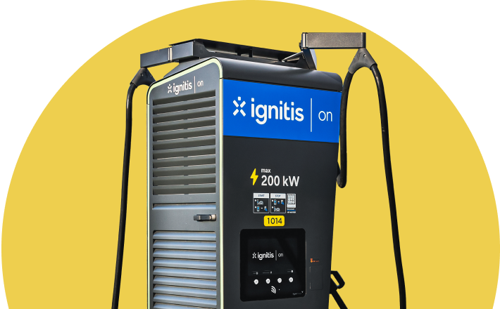 Ignitis ON greito įkrovimo stotelė