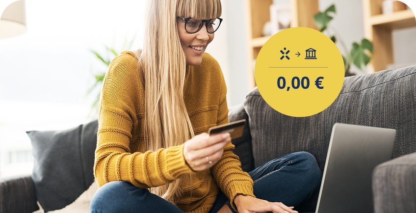 Moteris džiaugiasi, kad atsiskaitymas už paslaugas Ignitis savitarnoje nieko nekainuoja