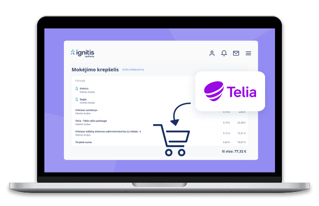 Telia Ignitis savitarnoje